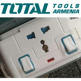 Երկարացման լարով վարդակ (ուդլինիտել) 4 տեղ 3մ